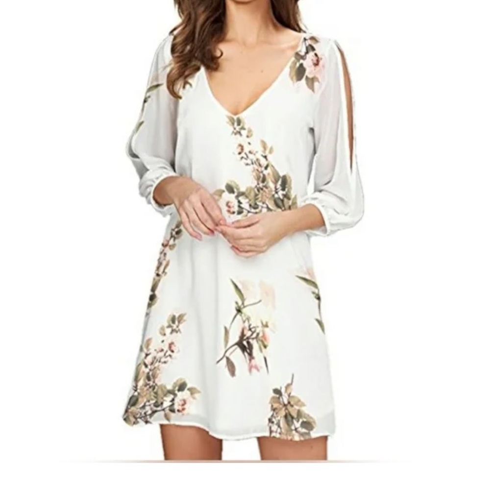 NWOT Noctflos Womens M Floral Dress Mini